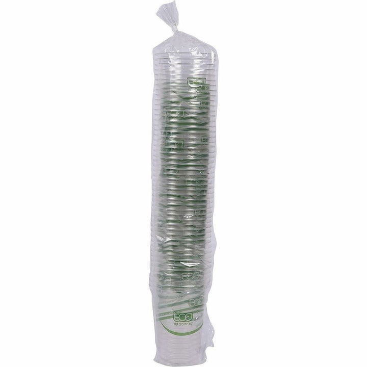 Image of Eco-Products® Cold Cup, Eco Friendly,16oz, 1000/CT, Clear/GreenStripe