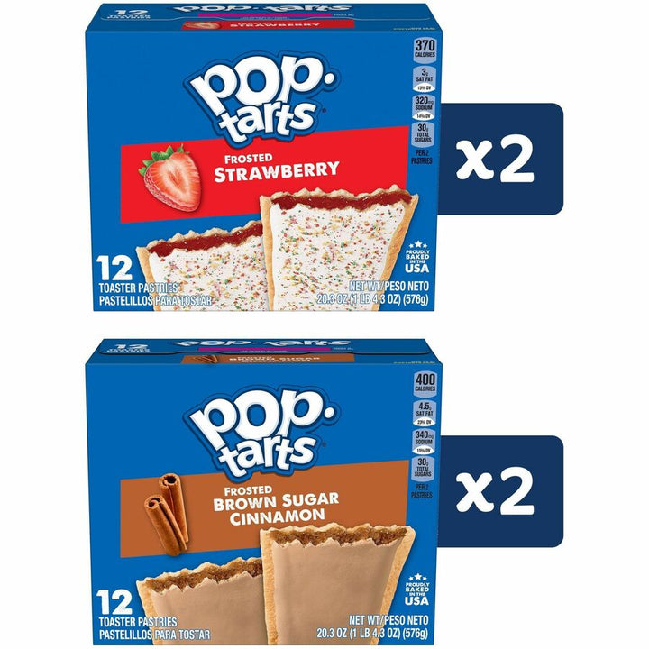 Image of Keebler® Toaster Pastries, Variety Pack, 43 oz, 48/BX, Multi