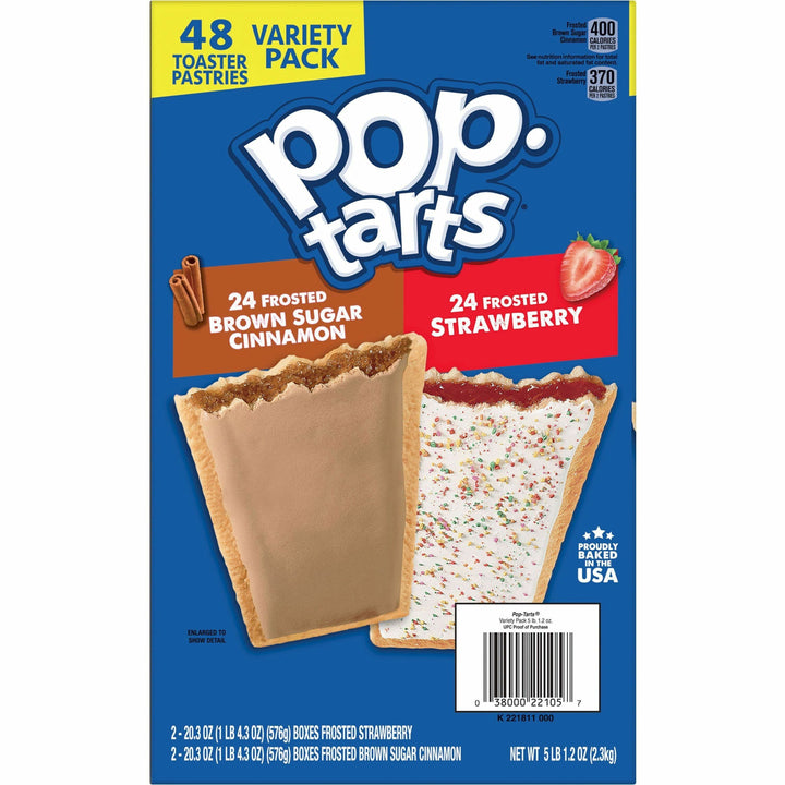 Image of Keebler® Toaster Pastries, Variety Pack, 43 oz, 48/BX, Multi