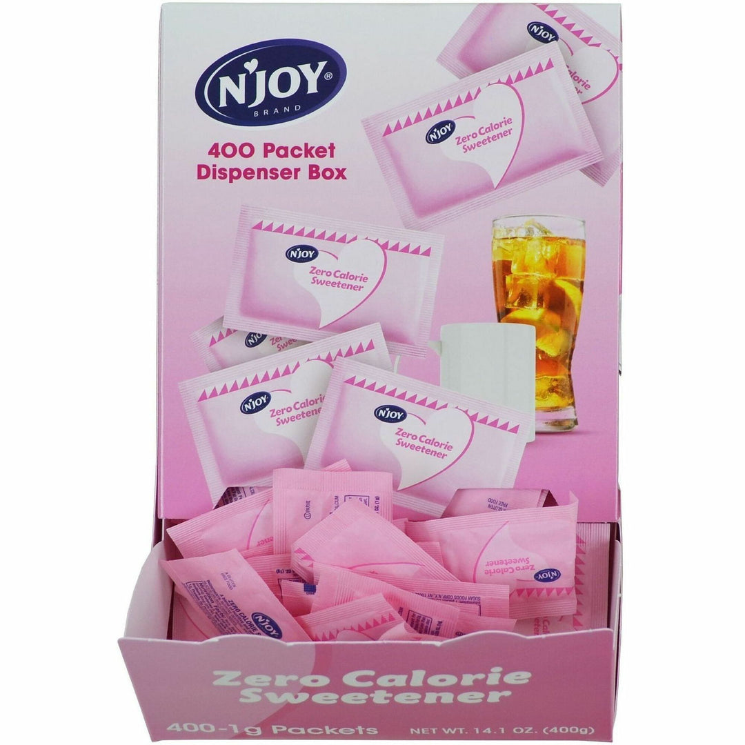 Image of Njoy 83034 Pink, Saccharin, 0.040 oz (1.1 g), Saccharin, 400 / Box