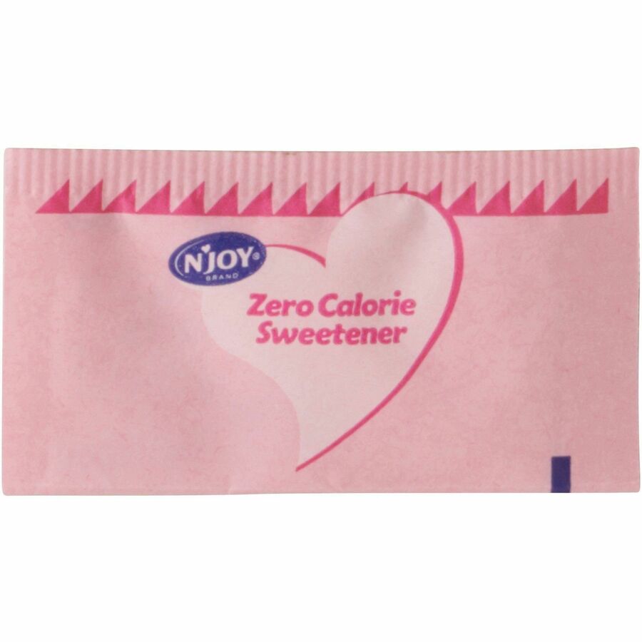 Image of Njoy 83034 Pink, Saccharin, 0.040 oz (1.1 g), Saccharin, 400 / Box