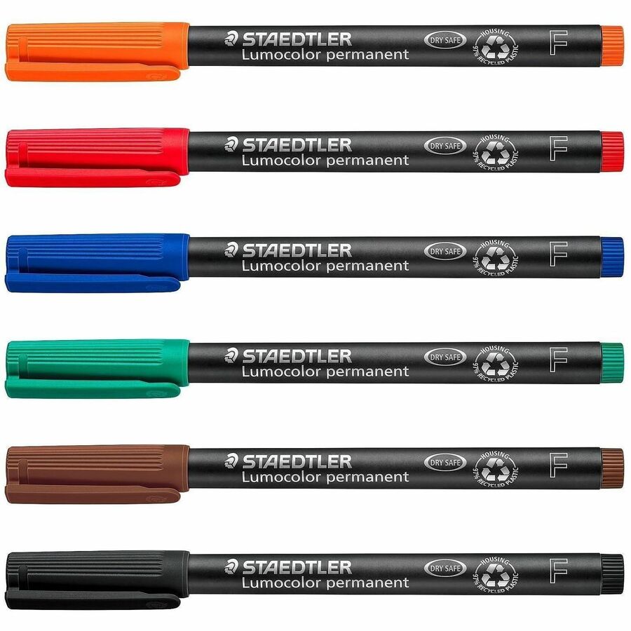 Image of Staedtler 318 WP6 Lumocolor Permanent Pen 318