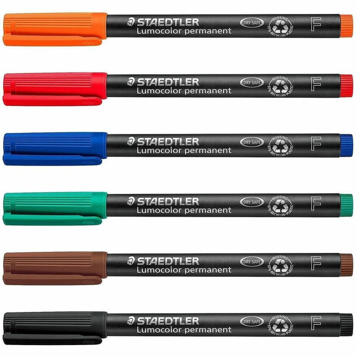 Image of Staedtler 318 WP6 Lumocolor Permanent Pen 318
