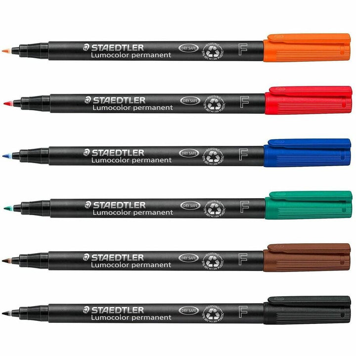 Image of Staedtler 318 WP6 Lumocolor Permanent Pen 318