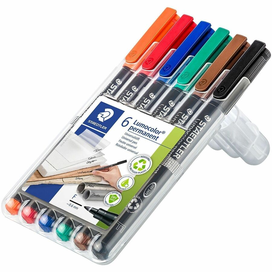 Image of Staedtler 318 WP6 Lumocolor Permanent Pen 318