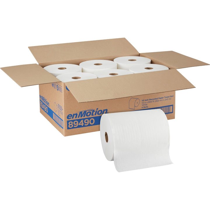Image of Georgia-Pacific® Roll Towel,Hardwound,Recycled,10"Wx9600"L,6Roll/CT,WE