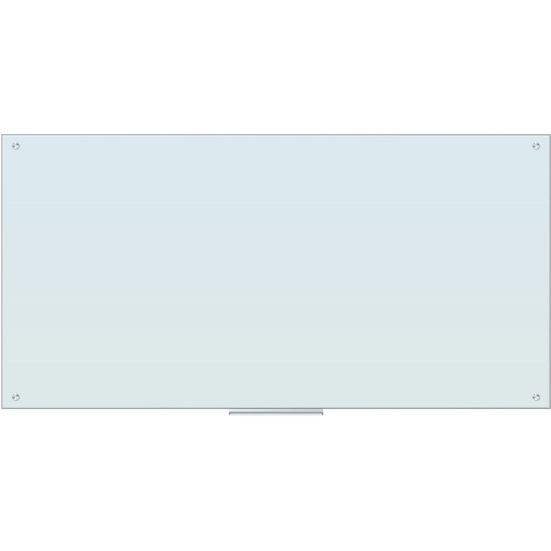 Image of U Brands Dry-Erase Board,Glass,Magnetic,Frameless,72"x36",White