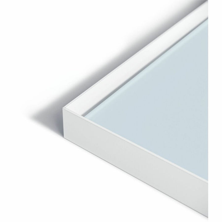 Image of U Brands Dry-Erase Board,Glass,Aluminum Frame,72"x48",White