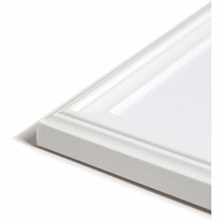 Image of U Brands Whiteboard,Magnetic,Painted Steel,Wood Frame,40"x30",WE
