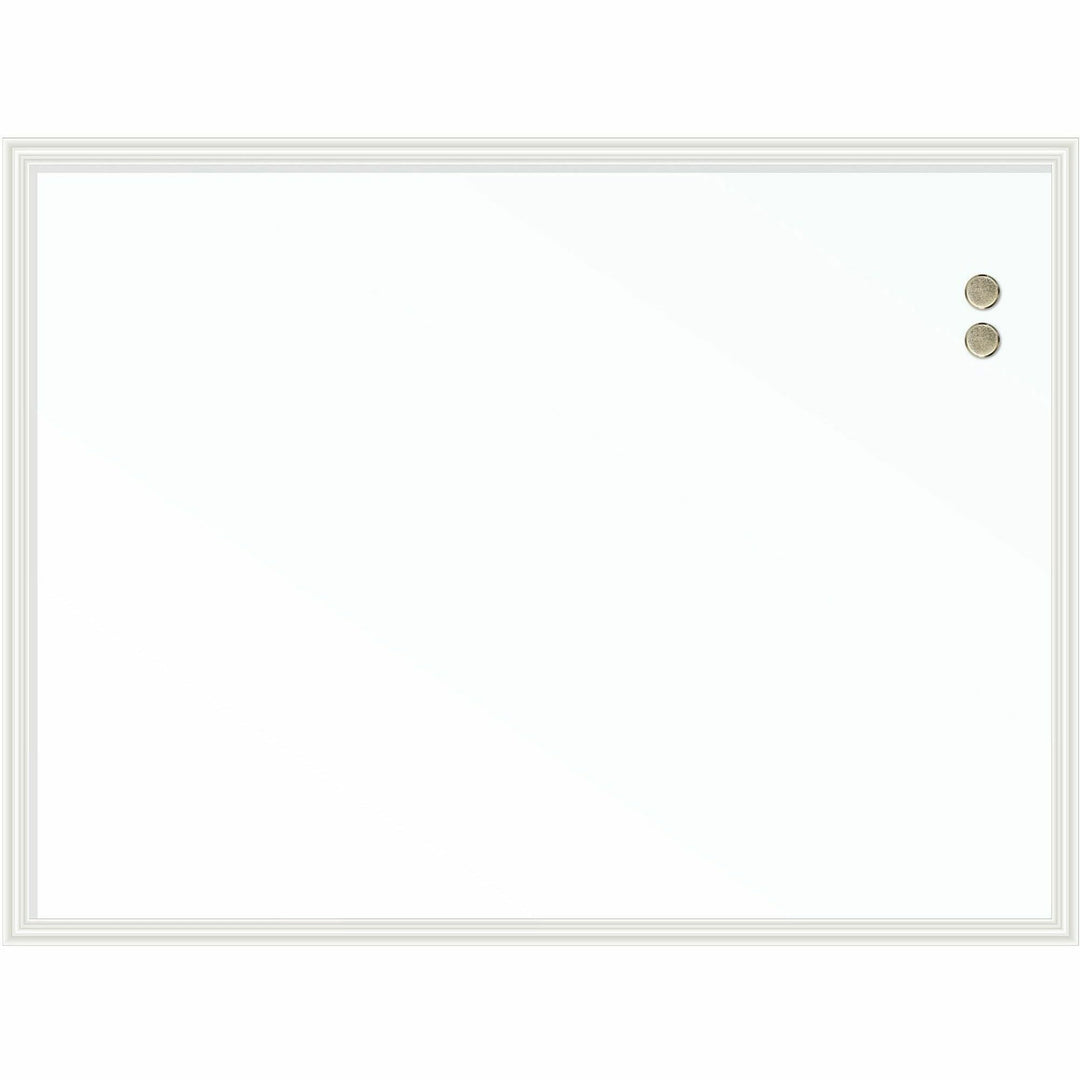 Image of U Brands Whiteboard,Magnetic,Painted Steel,Wood Frame,40"x30",WE