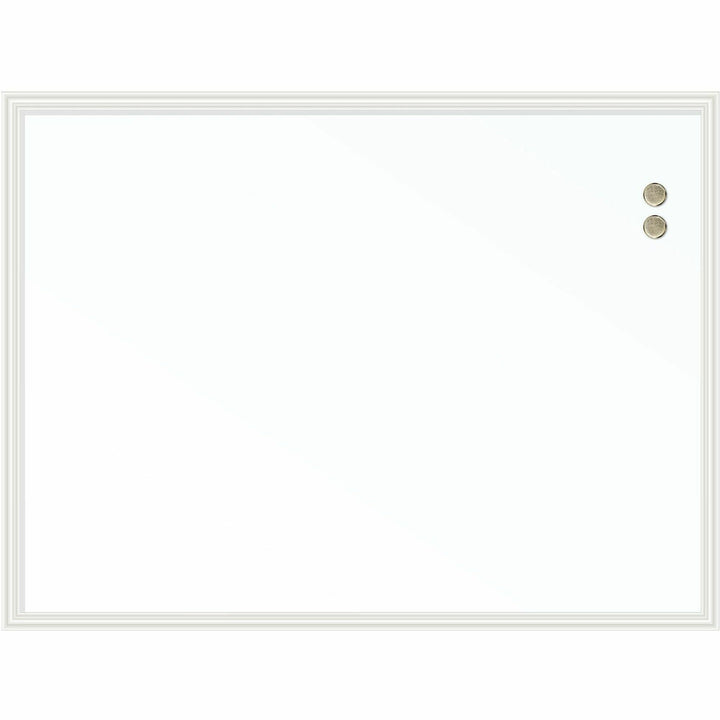Image of U Brands Whiteboard,Magnetic,Painted Steel,Wood Frame,40"x30",WE