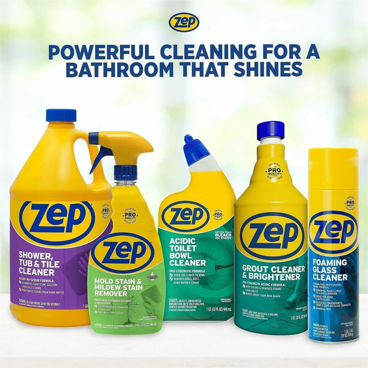 Image of Zep ZUATBC32 Acidic Toilet Bowl Cleaner, 32 fl oz (1 quart), Wintergreen Scent, White, 1 Each