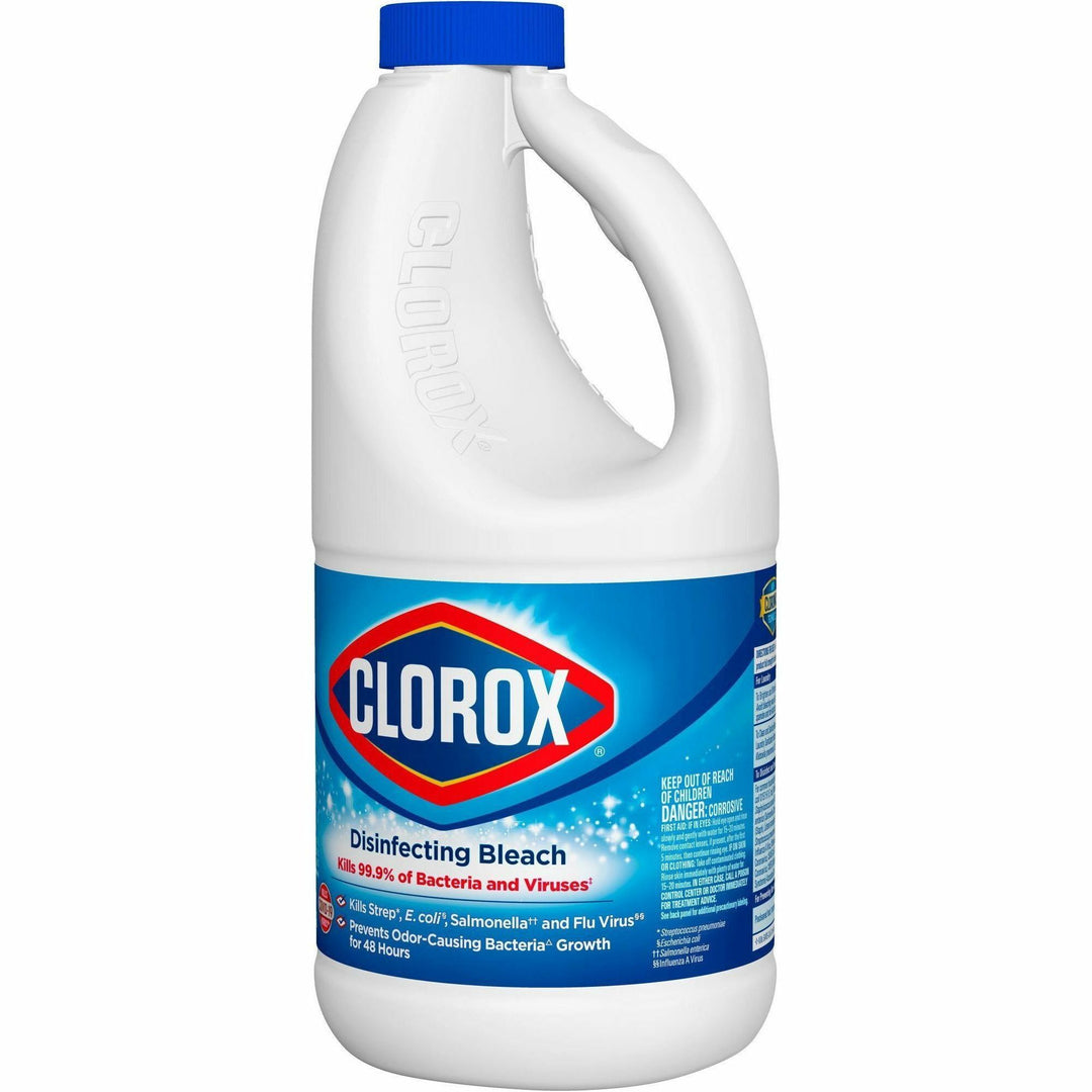 Image of Clorox® Bleach, Liquid, Disinfectant, Conc, 42 fl oz, 6/CT, Clear