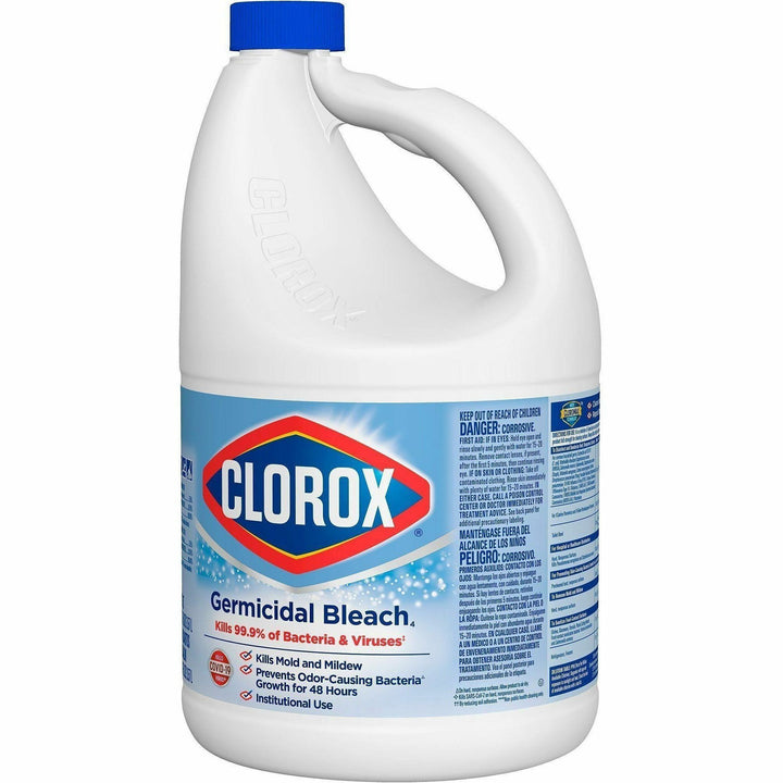Image of Clorox® Bleach, Liquid, Germicidal, Conc, 121 fl oz, 3/CT, Clear