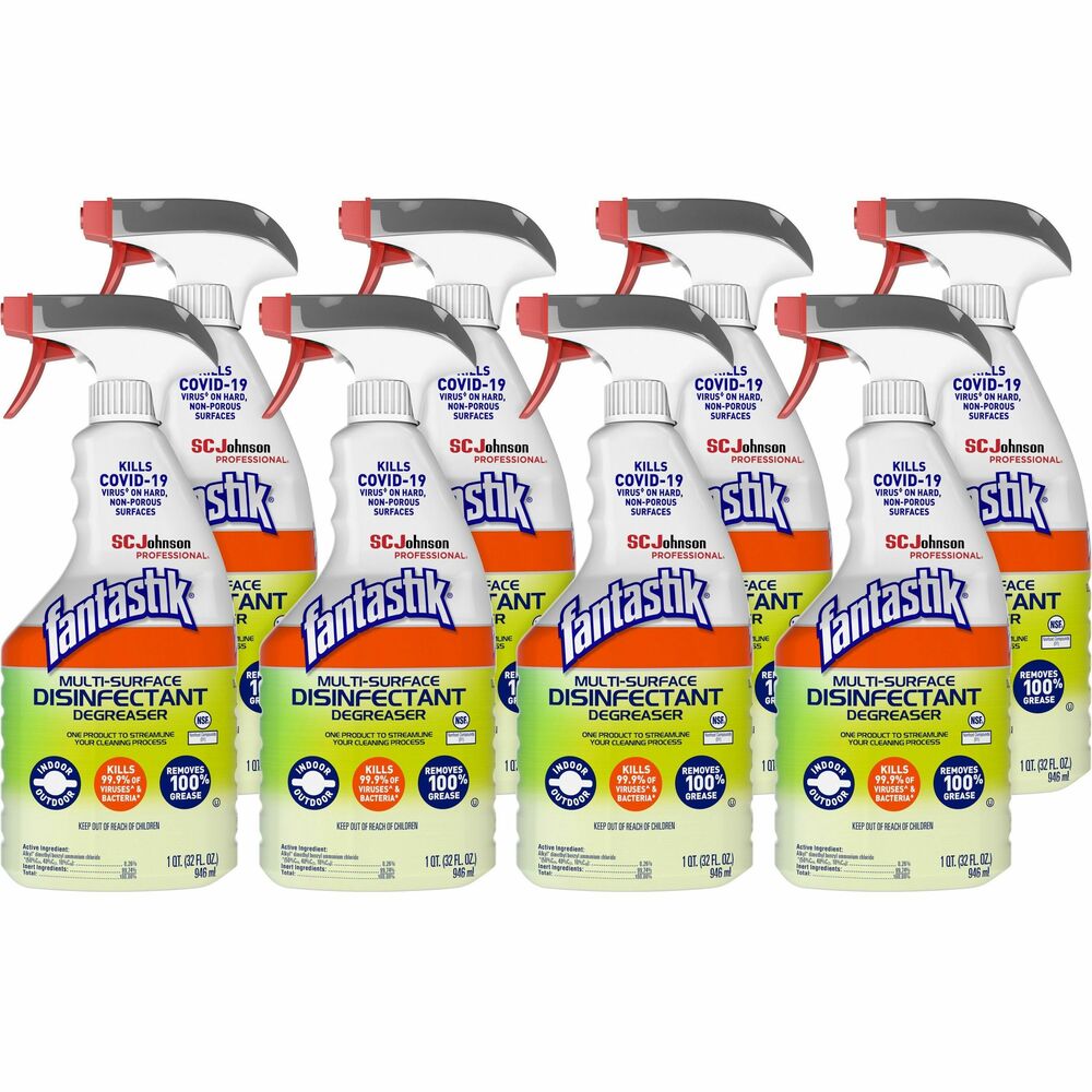 Image of S.C. Johnson Cleaner, Multi-Surface, Fantastik, 23 fl oz/1 Gal, 8/CT, GN