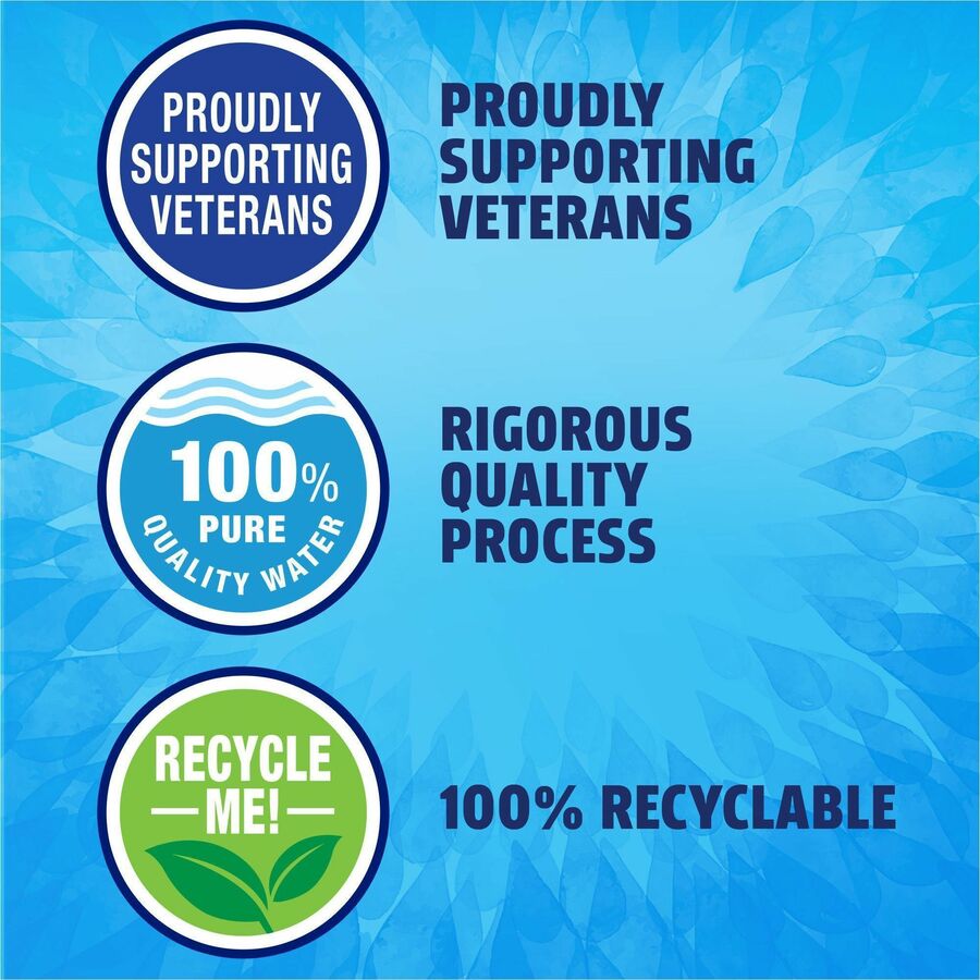 Image of Nestle Waters® Water, Pure Life, 16.9oz Bottles, 35/CT, Clear