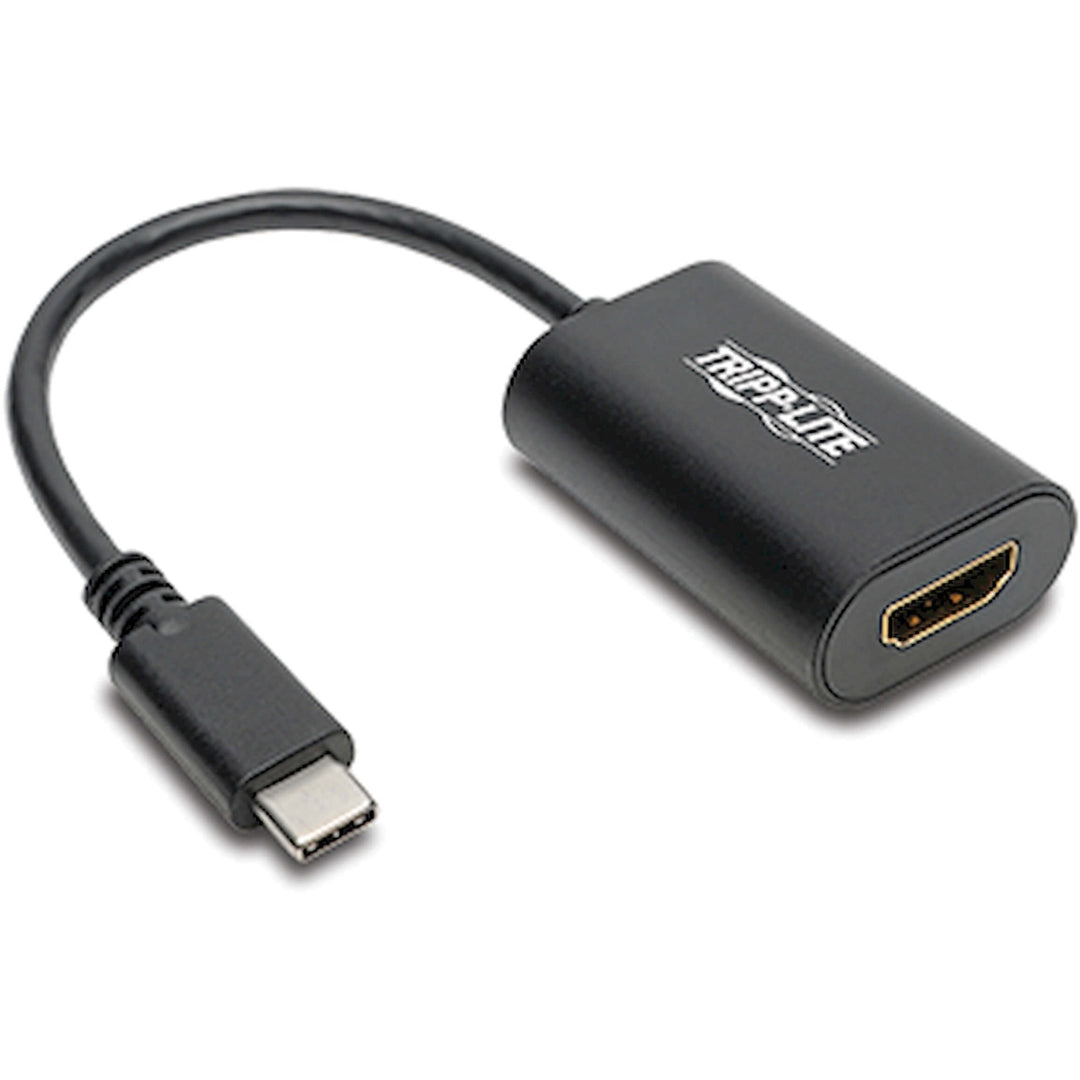 Image of Tripp Lite by Eaton Adapter, USB-C to HDMI 4K, 60 Hz, 1-4/5"Wx1-1/10"Lx3/5"H, BK