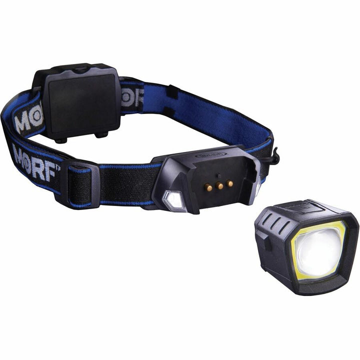 Image of Bostitch® Headlamp, Removable LED Light, 4-1/2"Wx9-1/2"L, Black/Blue