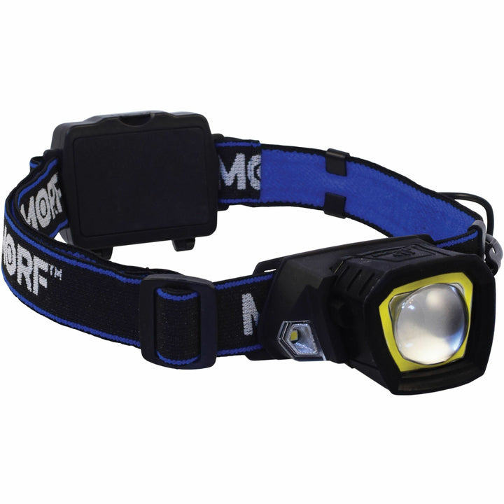 Image of Bostitch® Headlamp, Removable LED Light, 4-1/2"Wx9-1/2"L, Black/Blue