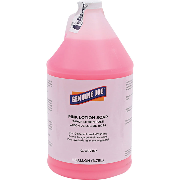 Image of Genuine Joe Hand Soap, Lotion, 1 Gallon, Pink