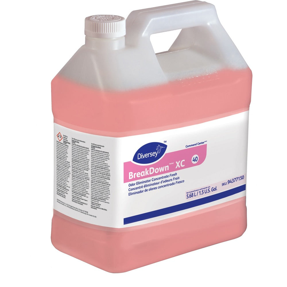 Image of Diversey Odor Eliminator, Concentrate, 1.5 Gallon, 2/CT, Red