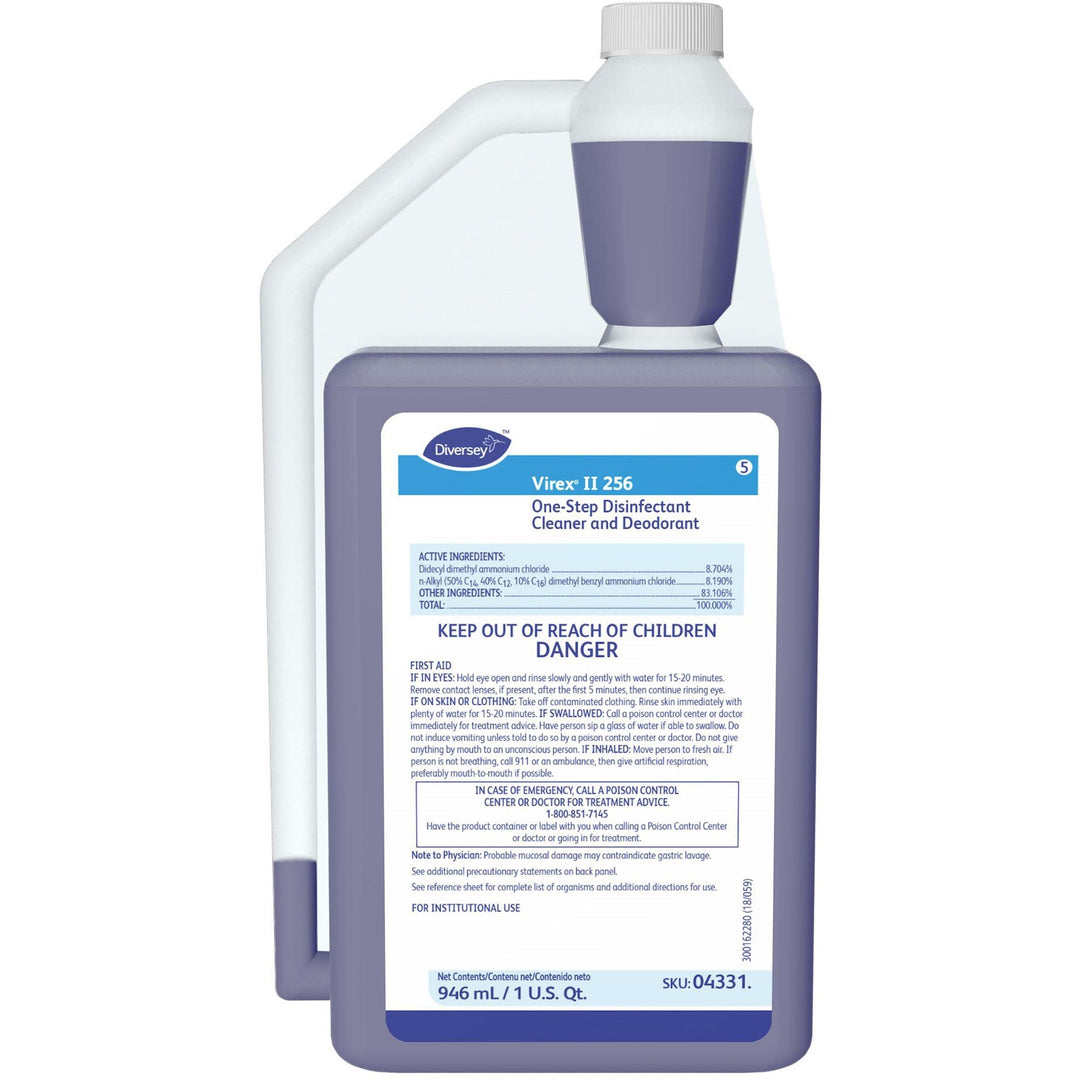 Image of Diversey 04331 Virex II 256 Disinfectant Cleaner