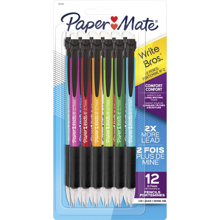 Image of Paper Mate® Mechanical Pencils, Classic, No. 2, 0.7mm, 1 DZ, AST