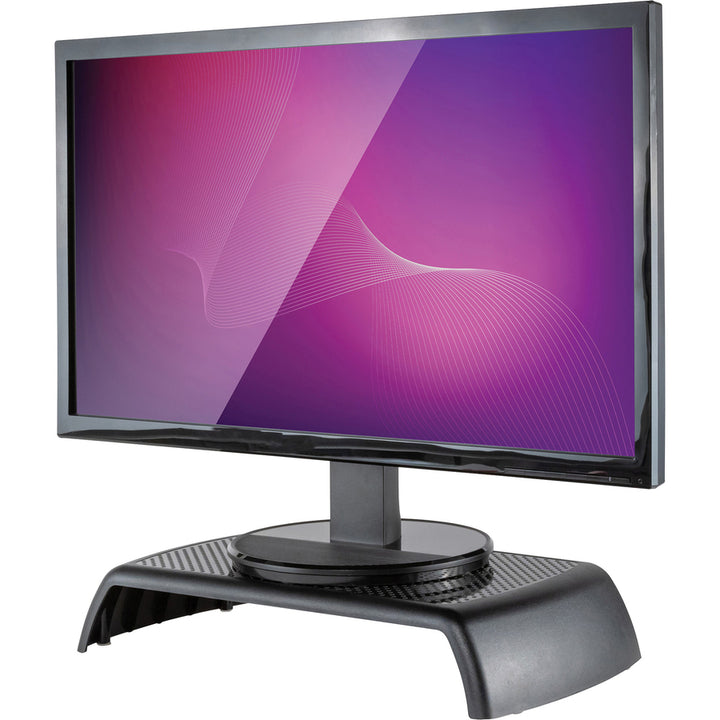 Image of Allsop® Ergo Riser Monitor Stand, 16" X 9" X 2.75", Black, Supports 30 Lbs