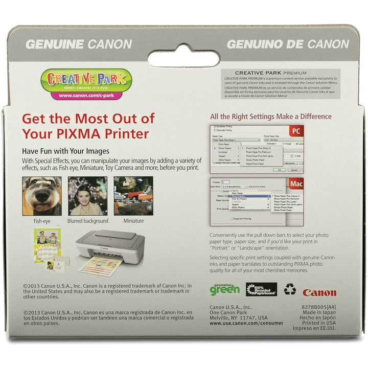 Image of Canon PG-245 / CL-246 XL Ink/Photo Paper Combo