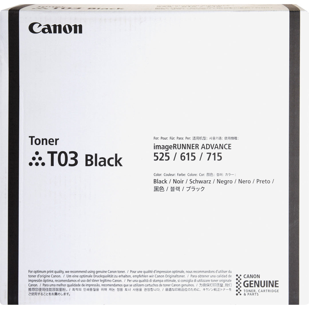 Image of Canon® Toner Cartridge, f/iR 525/615/715, 51500 Page Yield, BK