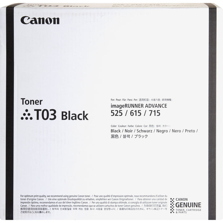 Image of Canon® Toner Cartridge, f/iR 525/615/715, 51500 Page Yield, BK