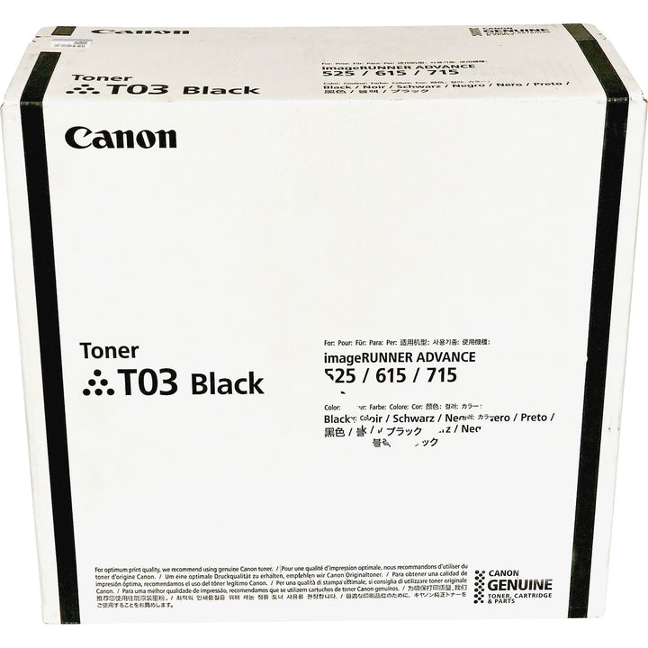 Image of Canon® Toner Cartridge, f/iR 525/615/715, 51500 Page Yield, BK