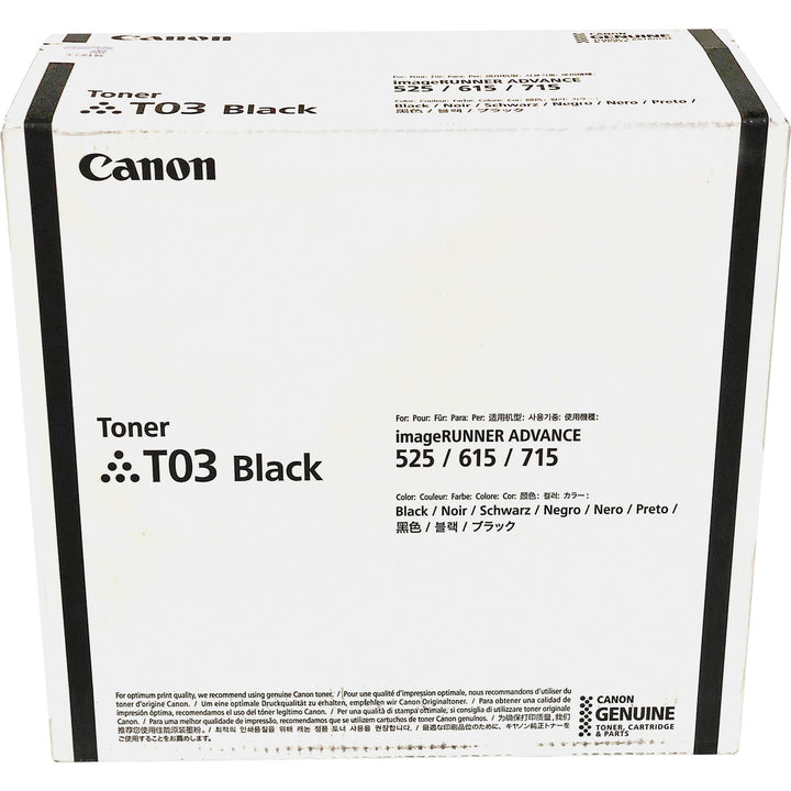 Image of Canon® Toner Cartridge, f/iR 1643, 20500 Yield, BK