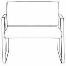 Image of Lorell Guest Chair,Antimicrobial,500lb,34-1/4"x19-1/4"x34-1/4",BKSR