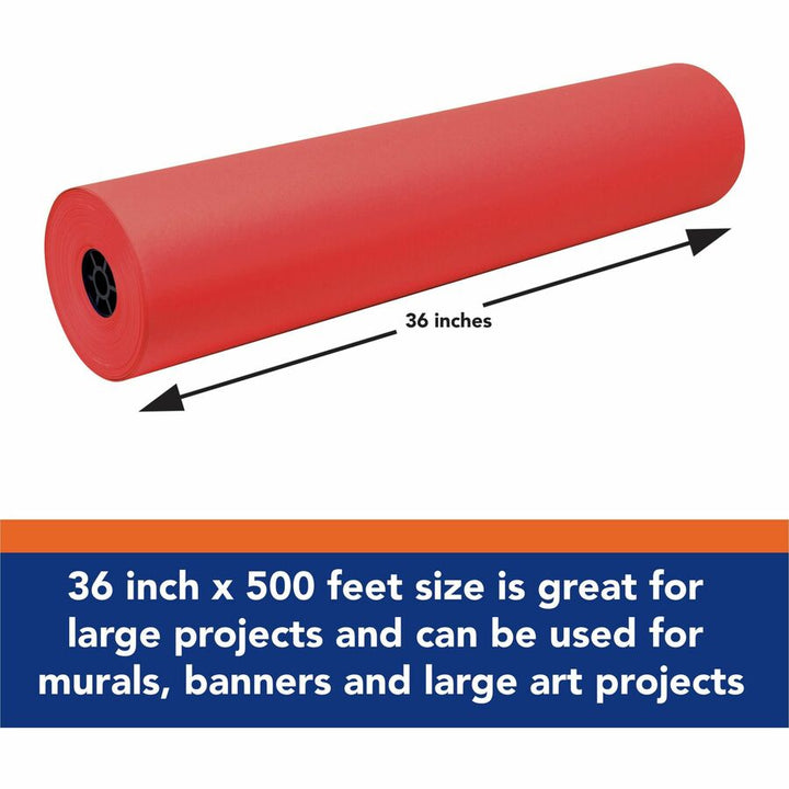 Image of Pacon® Paper Roll, f/Art Projects, 8-1/4" Dia, 36"x500', Festive RD