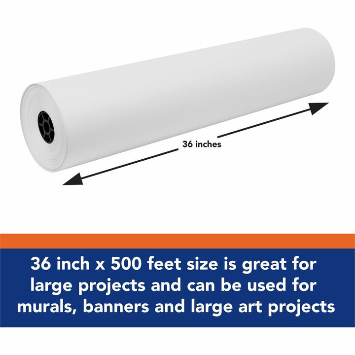 Image of Pacon® Paper Roll, f/Art Projects, 8-1/4" Diameter, 36"x500', WE