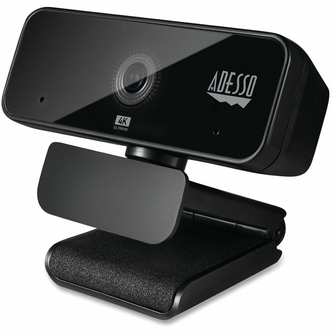 Image of Adesso Cybertrack H6 4k Usb Fixed Focus Webcam With Microphone, 3840 Pixels X 2160 Pixels, 8 Mpixels, Black