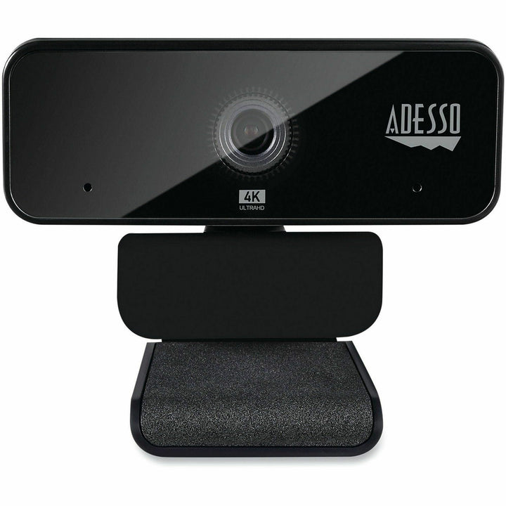 Image of Adesso Cybertrack H6 4k Usb Fixed Focus Webcam With Microphone, 3840 Pixels X 2160 Pixels, 8 Mpixels, Black