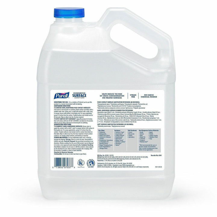 Image of PURELL® 4341-04 Foodservice Surface Sanitizer Gallon Refill