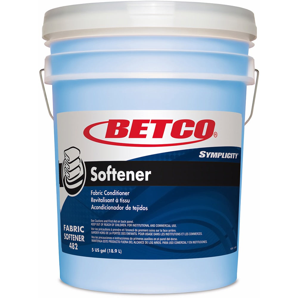 Image of Betco Corporation Fabric Softener,Liquid,Springtime Fresh,5 Gal Pail,Light BE