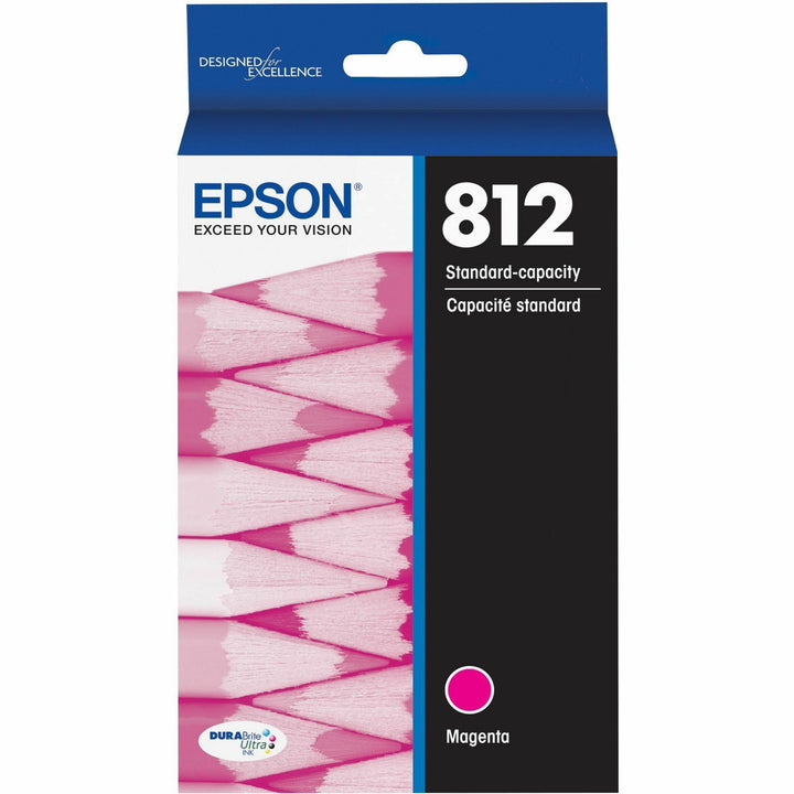 Image of Epson Ink Cartridge,T812,Standard Capacity,300 Page Yield,Magenta