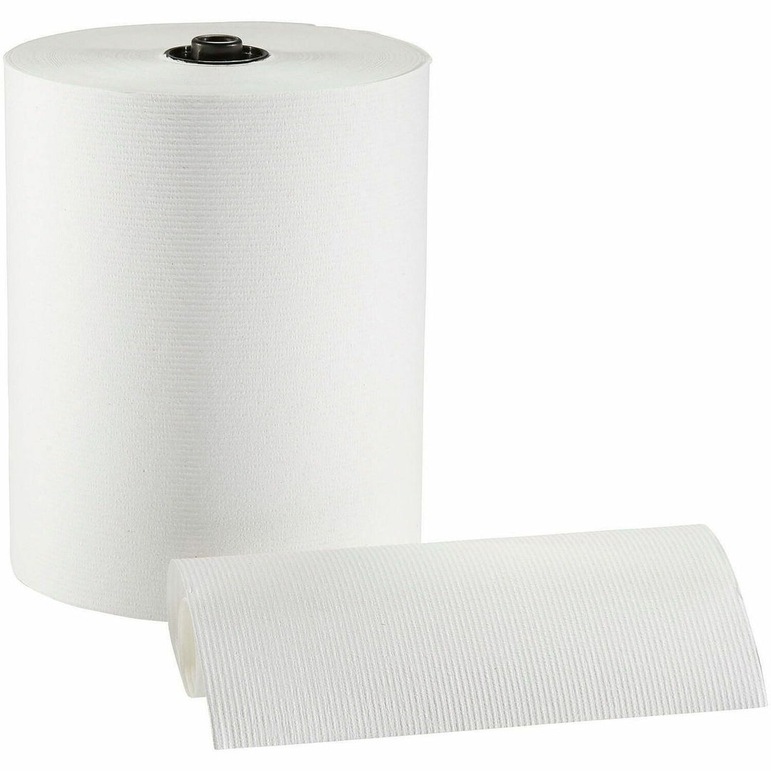 Image of enMotion 89730 1-Ply Paper Towel Rolls, EPA, 8-1/4' x 550', White, Case Of 6 Rolls, 1 Ply, 1 3/4" Core, White, 6 Rolls Per CaseCase, 6 / Carton