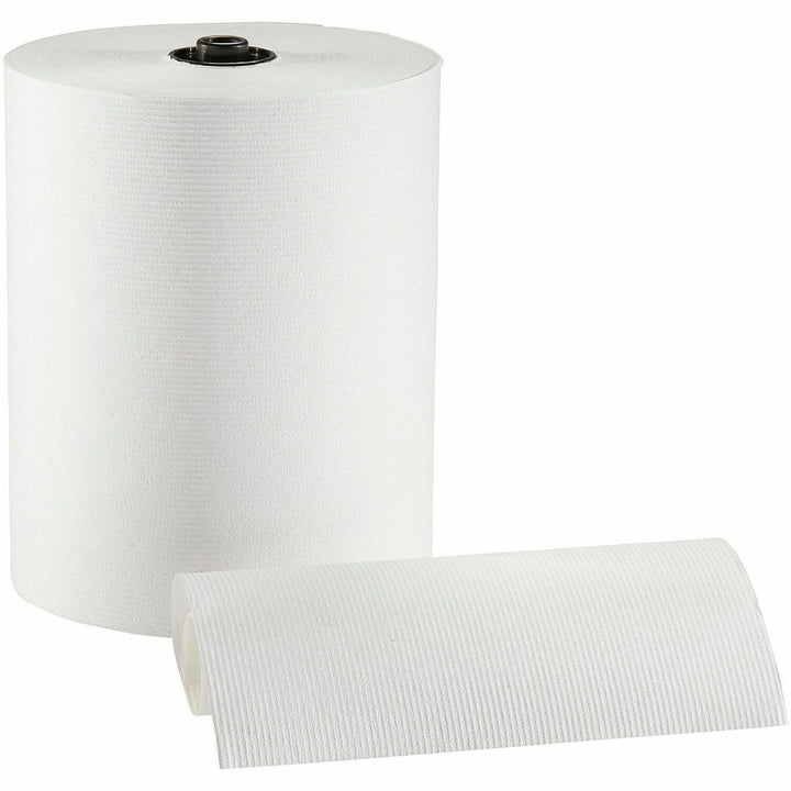 Image of enMotion 89730 1-Ply Paper Towel Rolls, EPA, 8-1/4' x 550', White, Case Of 6 Rolls, 1 Ply, 1 3/4" Core, White, 6 Rolls Per CaseCase, 6 / Carton