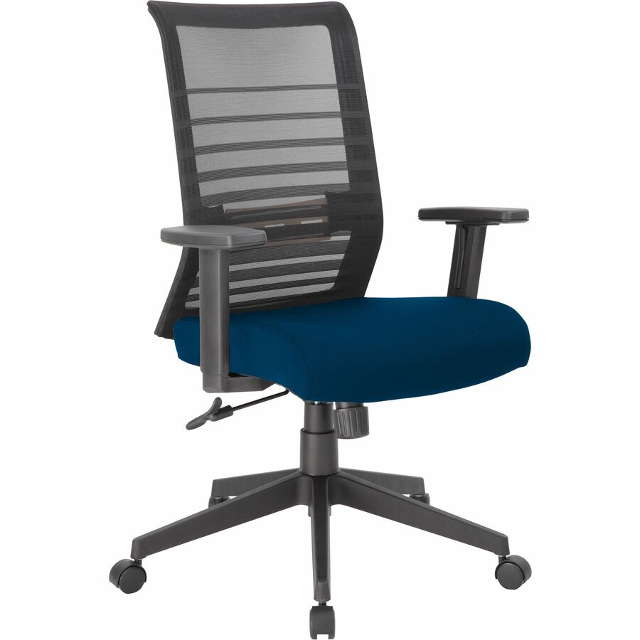 Image of Lorell Seat Cover, Polyester Mesh, 19"x19", Navy Blue