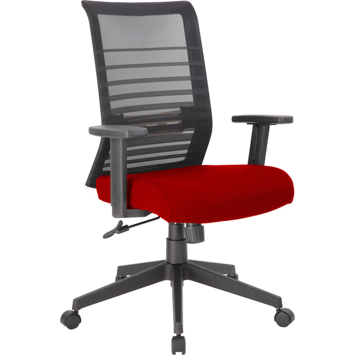 Image of Lorell Seat Cover, Polyester Mesh, 19"x19", Red