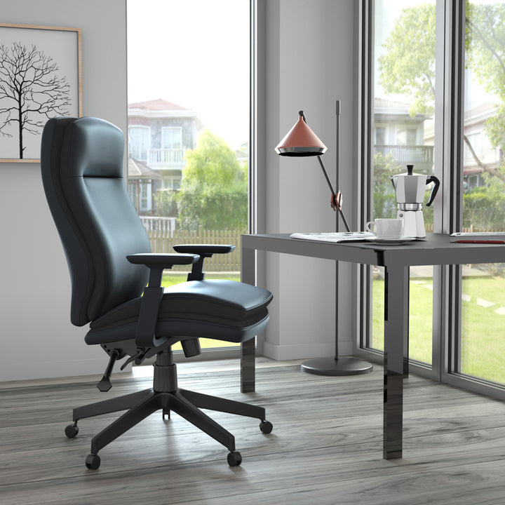 Image of Lorell 03206 Soft High-back Executive Office Chair
