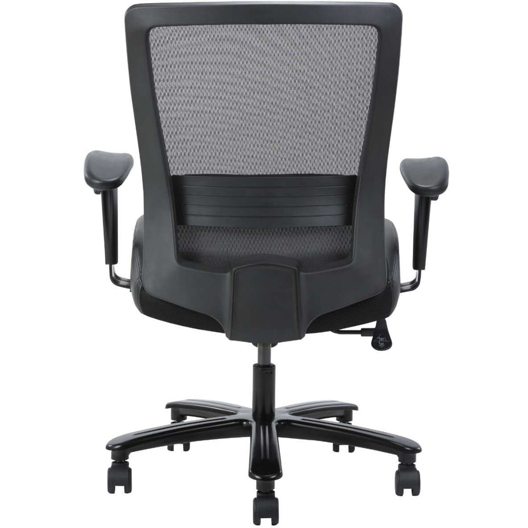Image of Lorell Task Chair, Hvy-dty, Mesh, 30"x27"x40-1/2"-44", Black