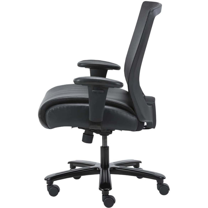 Image of Lorell Task Chair, Hvy-dty, Mesh, 30"x27"x40-1/2"-44", Black