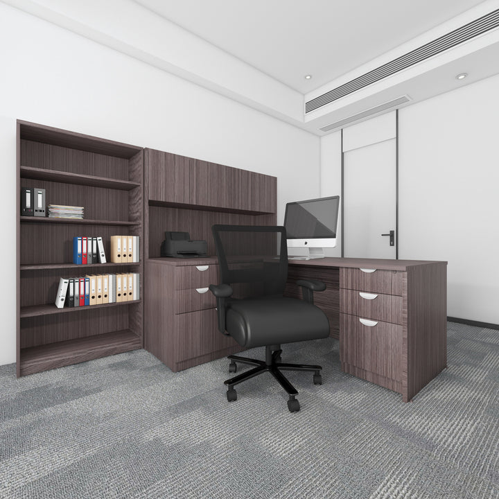 Image of Lorell Task Chair, Hvy-dty, Mesh, 30"x27"x40-1/2"-44", Black