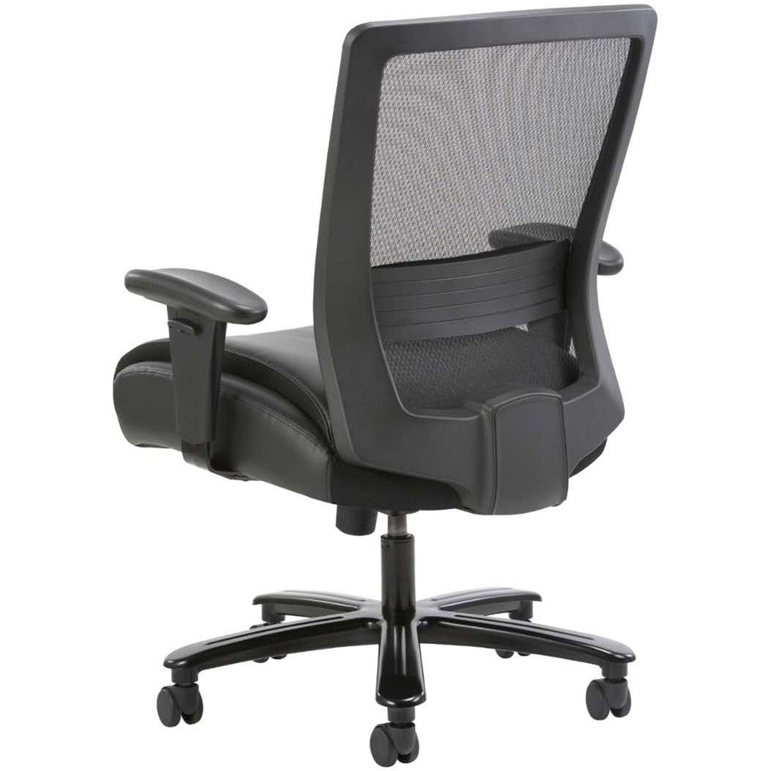 Image of Lorell Task Chair, Hvy-dty, Mesh, 30"x27"x40-1/2"-44", Black